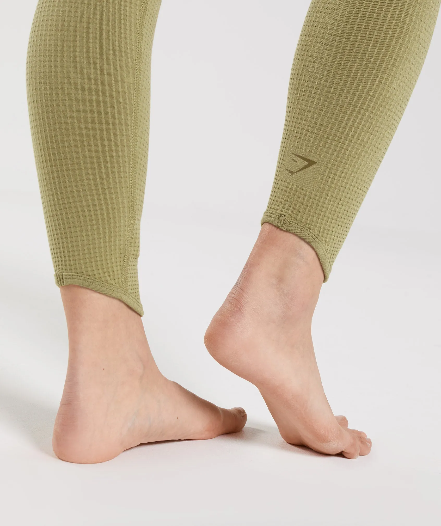 Gymshark Pause Seamless Leggings - Griffin Green