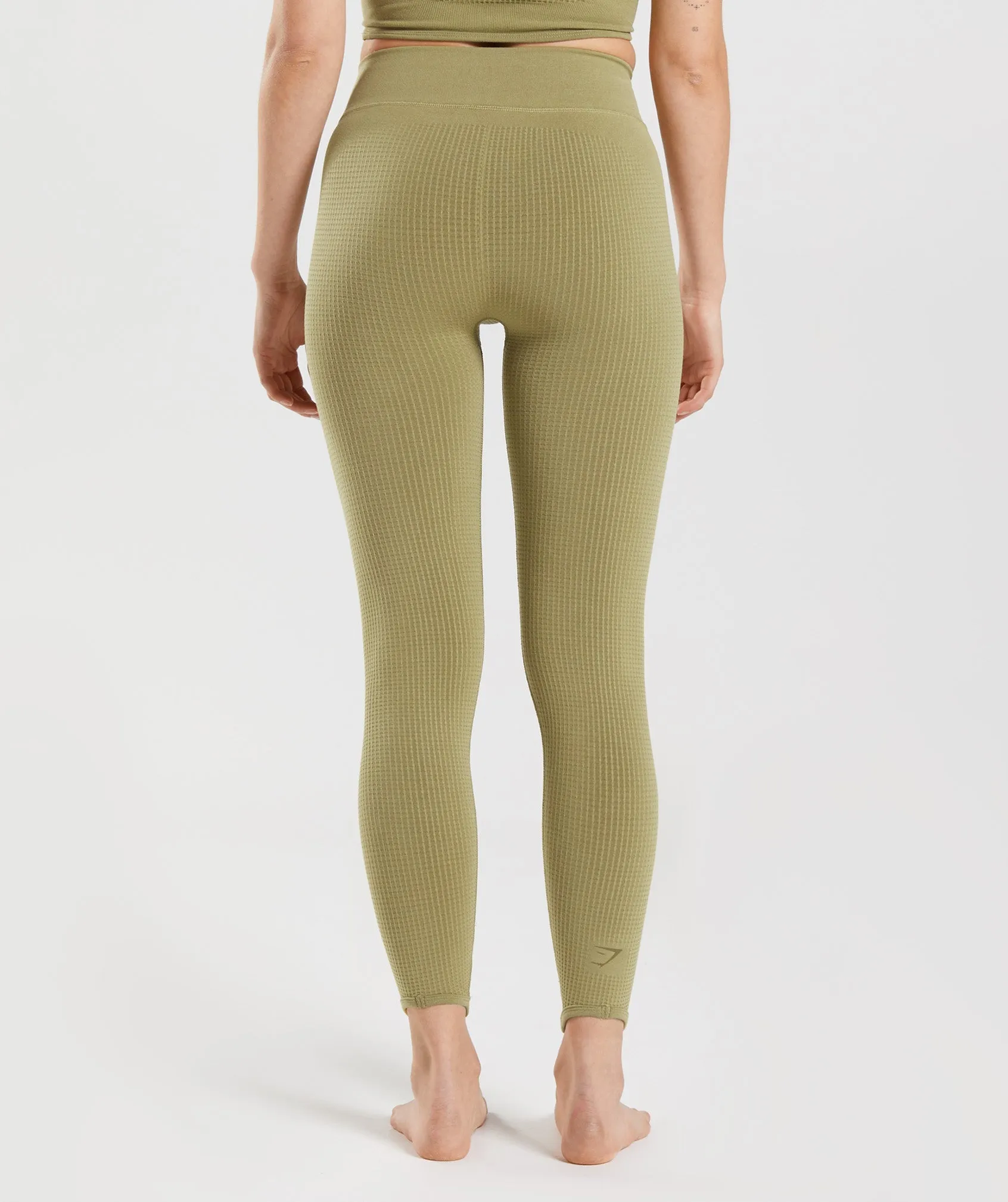 Gymshark Pause Seamless Leggings - Griffin Green