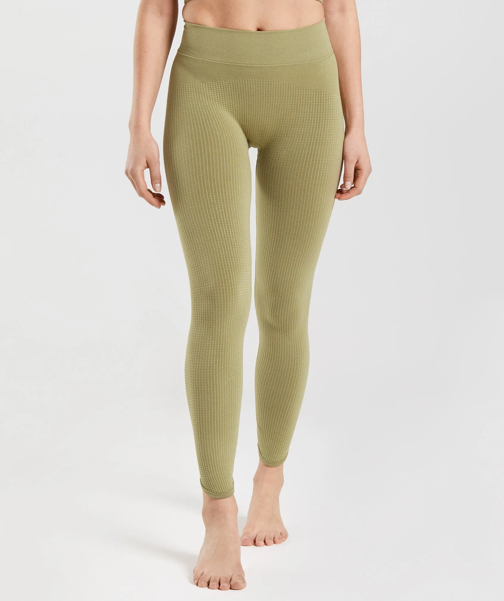 Gymshark Pause Seamless Leggings - Griffin Green