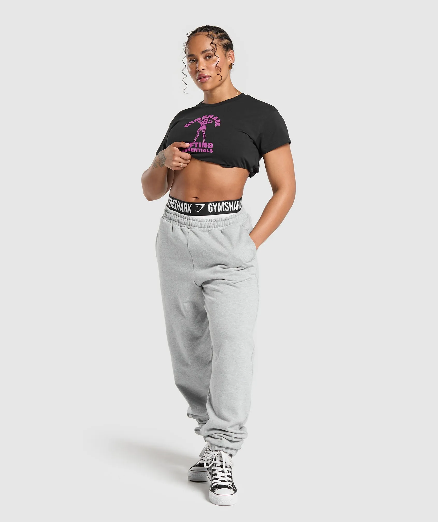 Gymshark Strong Women Crop Top - Black