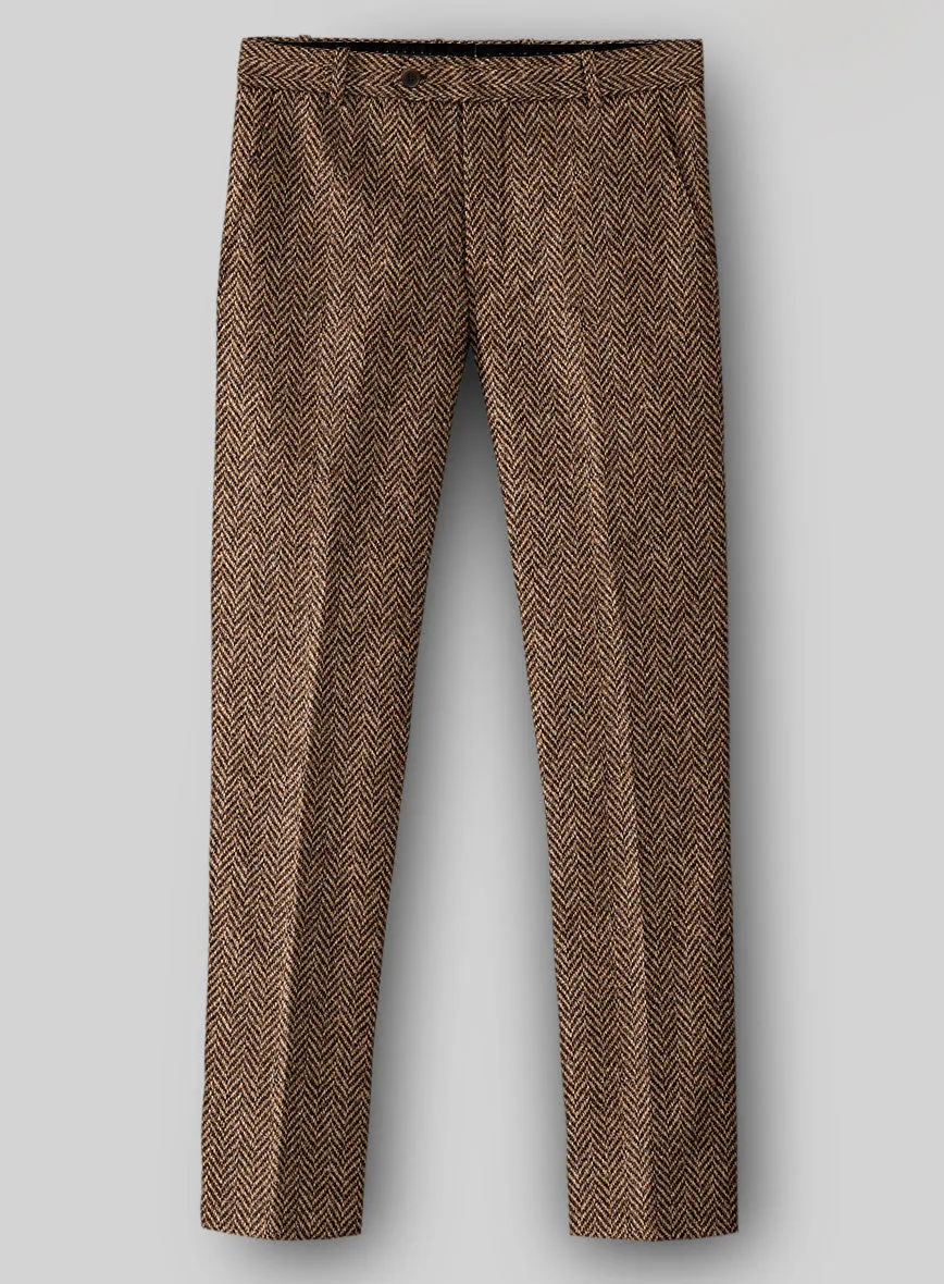 Harris Tweed Irish Brown Herringbone Suit