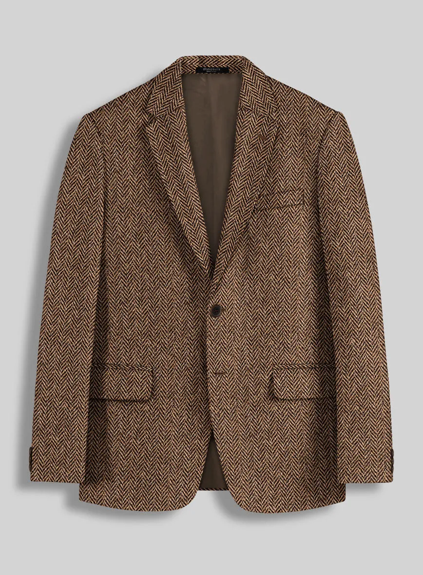 Harris Tweed Irish Brown Herringbone Suit