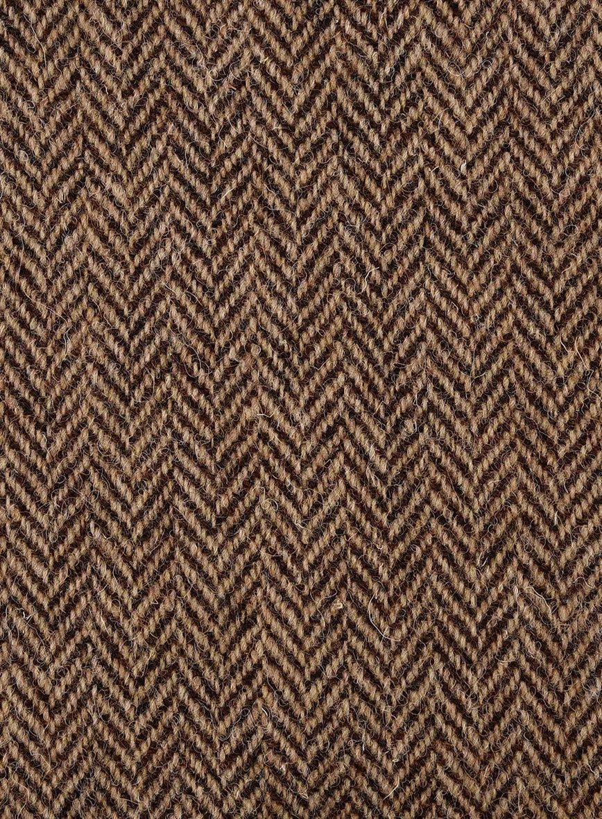 Harris Tweed Irish Brown Herringbone Suit