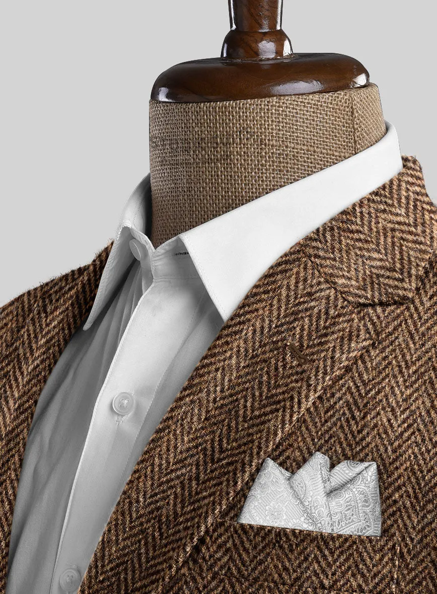 Harris Tweed Irish Brown Herringbone Suit