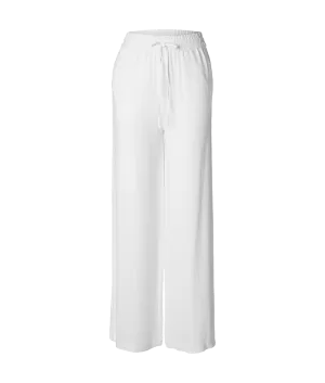 High-waisted Trousers - White