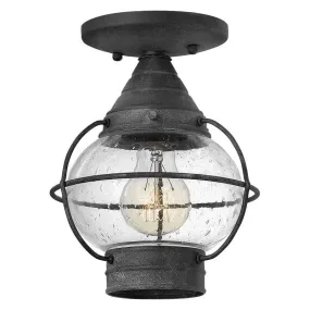 Hinkley 2203DZ Outdoor Cape Cod Aged Zinc Ceiling Light