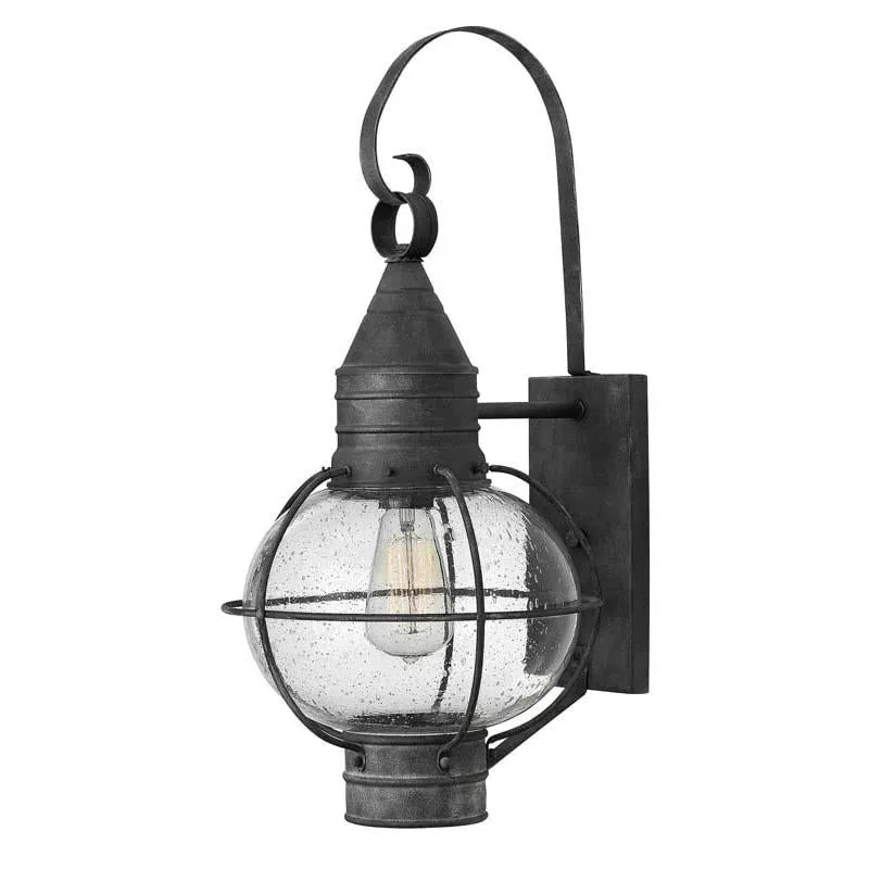 Hinkley 2204DZ Outdoor Cape Cod Aged Zinc Wall Light