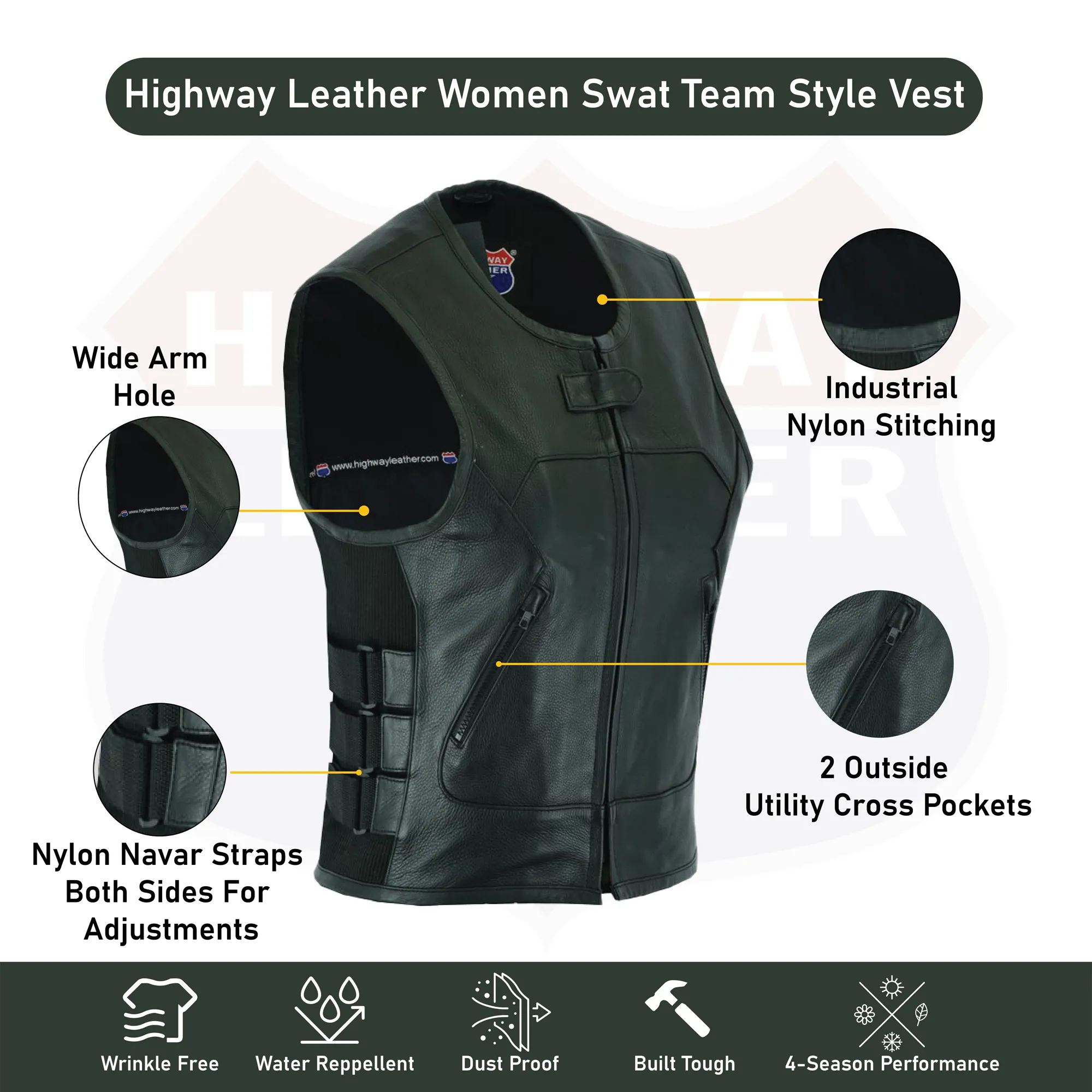 HL14200 SWAT Bulletproof Style Vest for Women