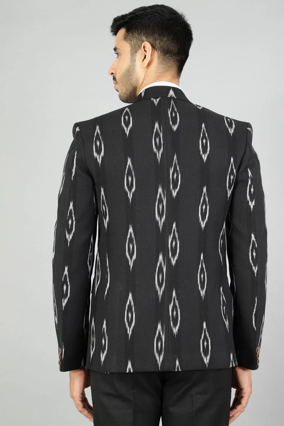 Ikat Black Blazer