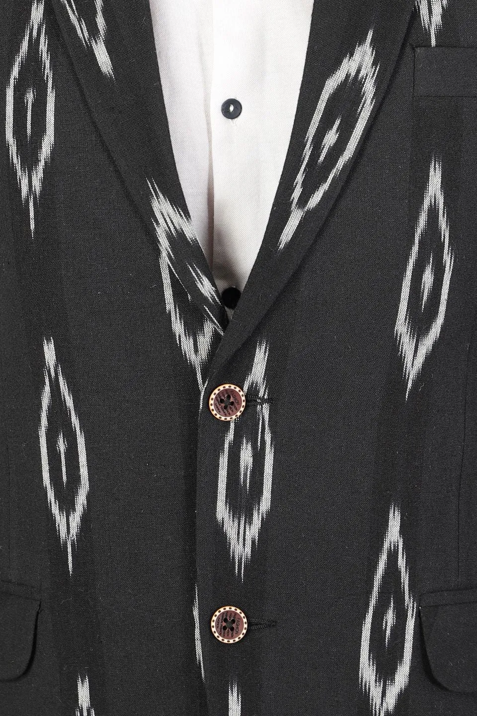 Ikat Black Blazer