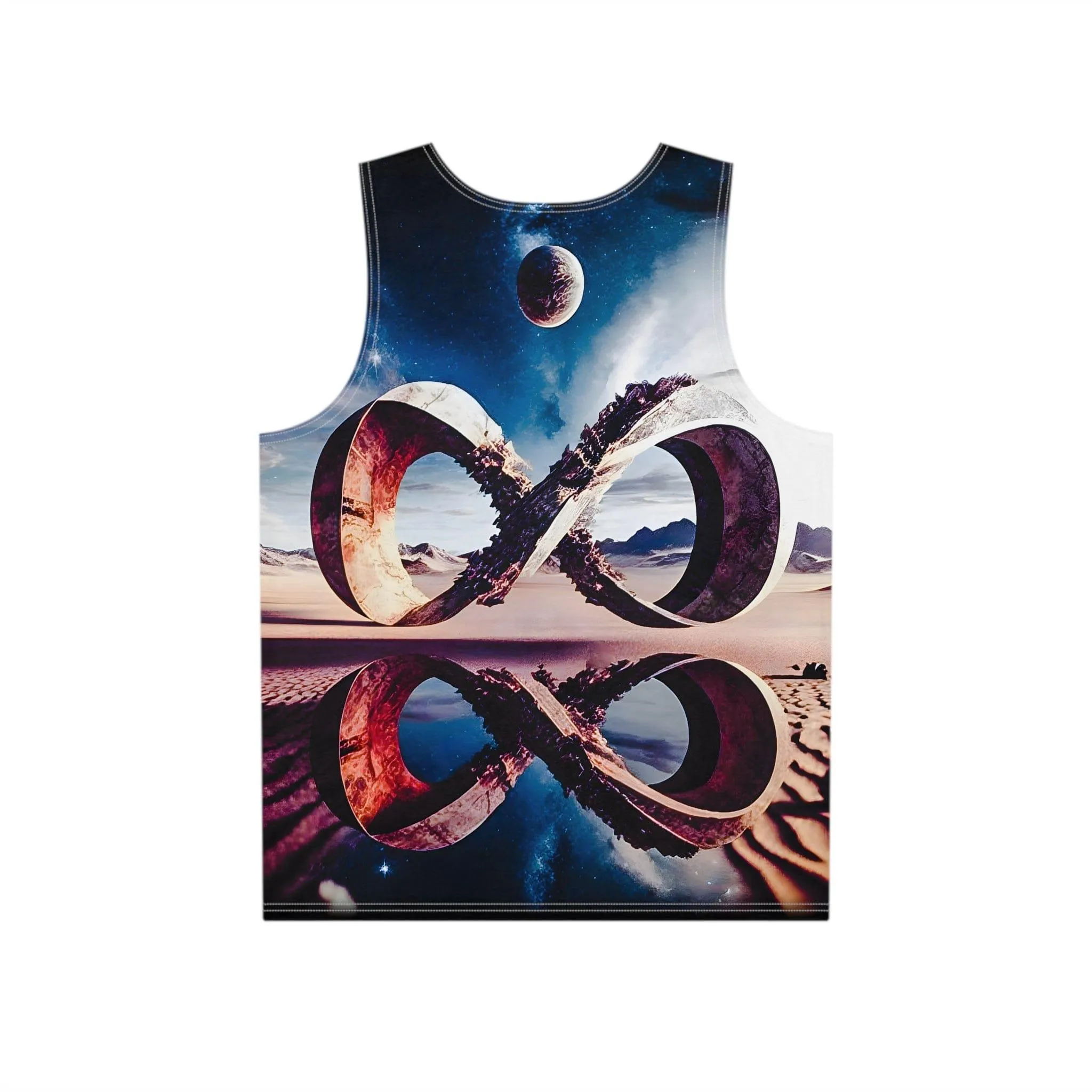 Infinite Possibilities Sublimation Tank Top Sublimation Print All-Over (AOP) Design Tank Top - Stylish Comfort for Festival, Gym, and Streetwear