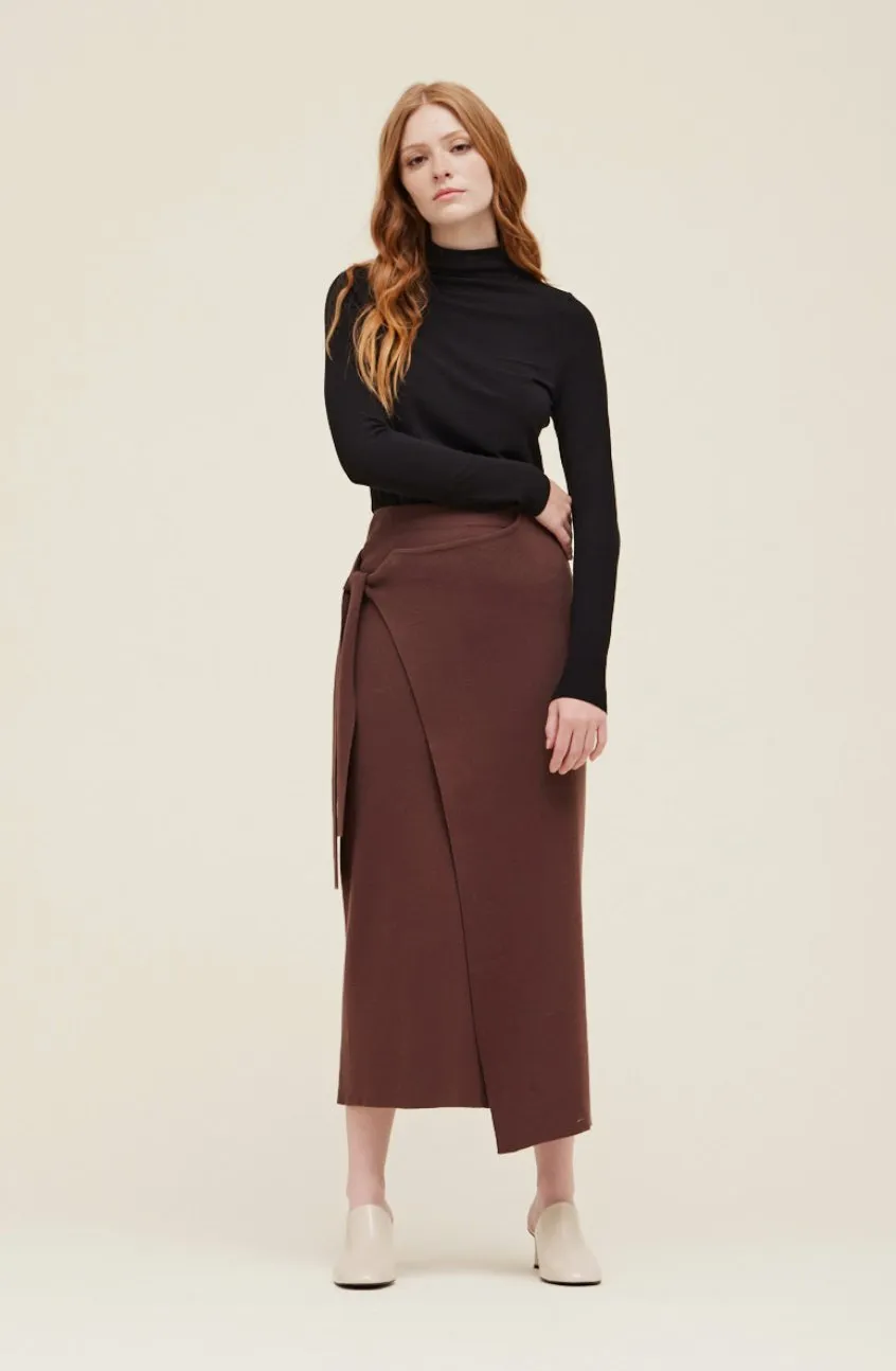 Keira Knit Wrap Skirt - FINAL SALE