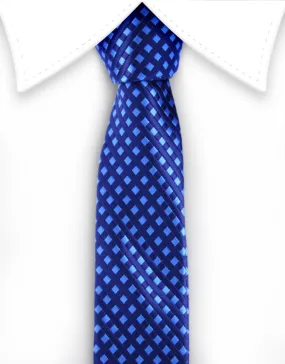 Light & Dark Blue Skinny Tie