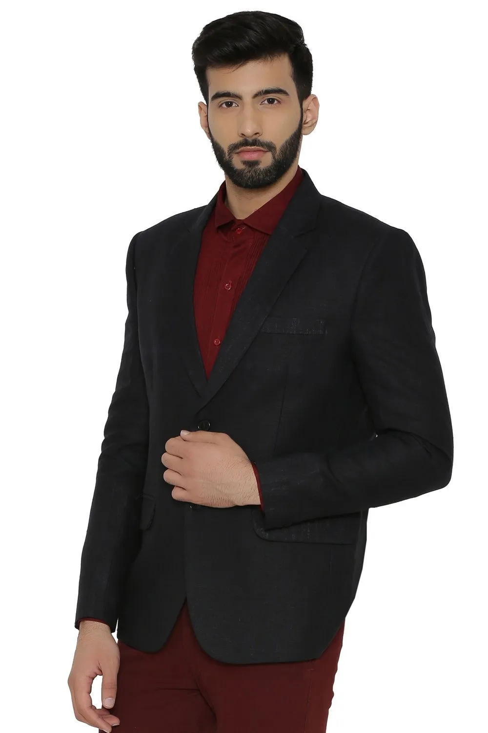 Linen Black Blazer