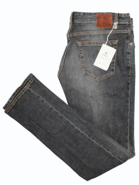 Luigi Borrelli Jeans Black Denim Slim Fit - Button Fly 31 SALE