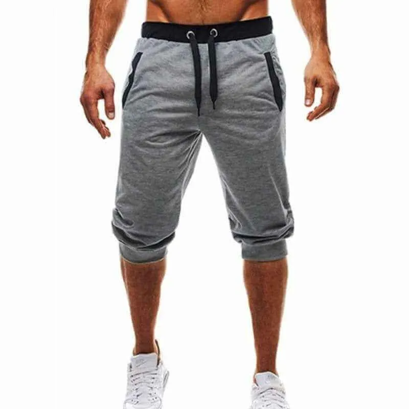 Men's 3/4 Knee Jogger Shorts Pants | Activewear