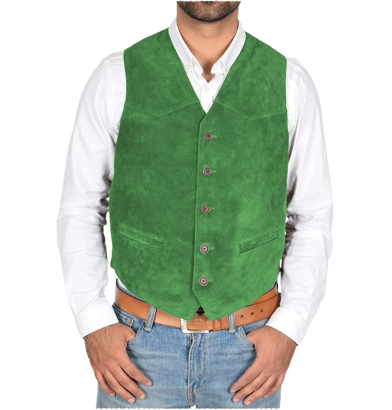 Men's Vest V Lapel Waistcoat