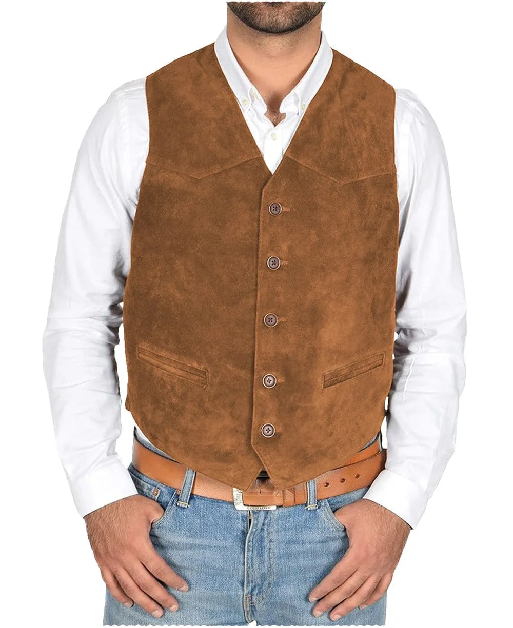 Men's Vest V Lapel Waistcoat