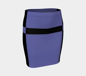 Periwinkle Fitted Skirt