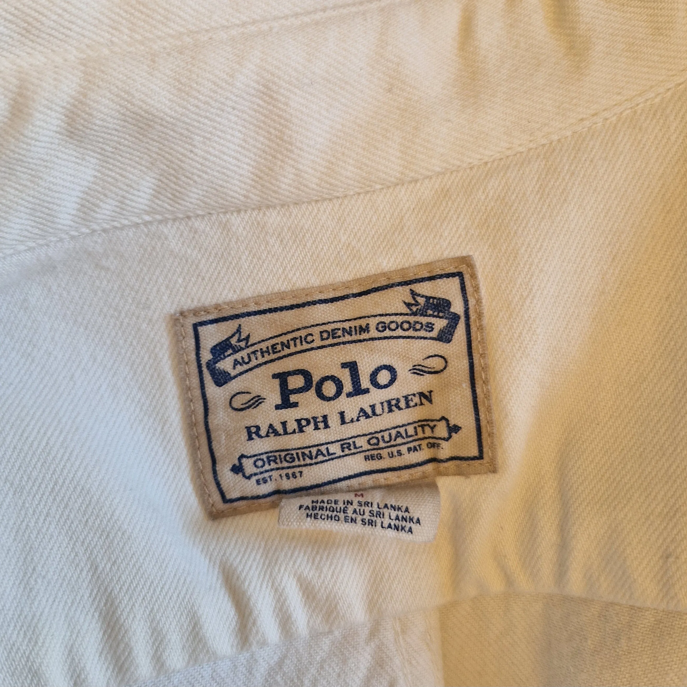 Polo Ralph Lauren | Abito chemisier bianco latte