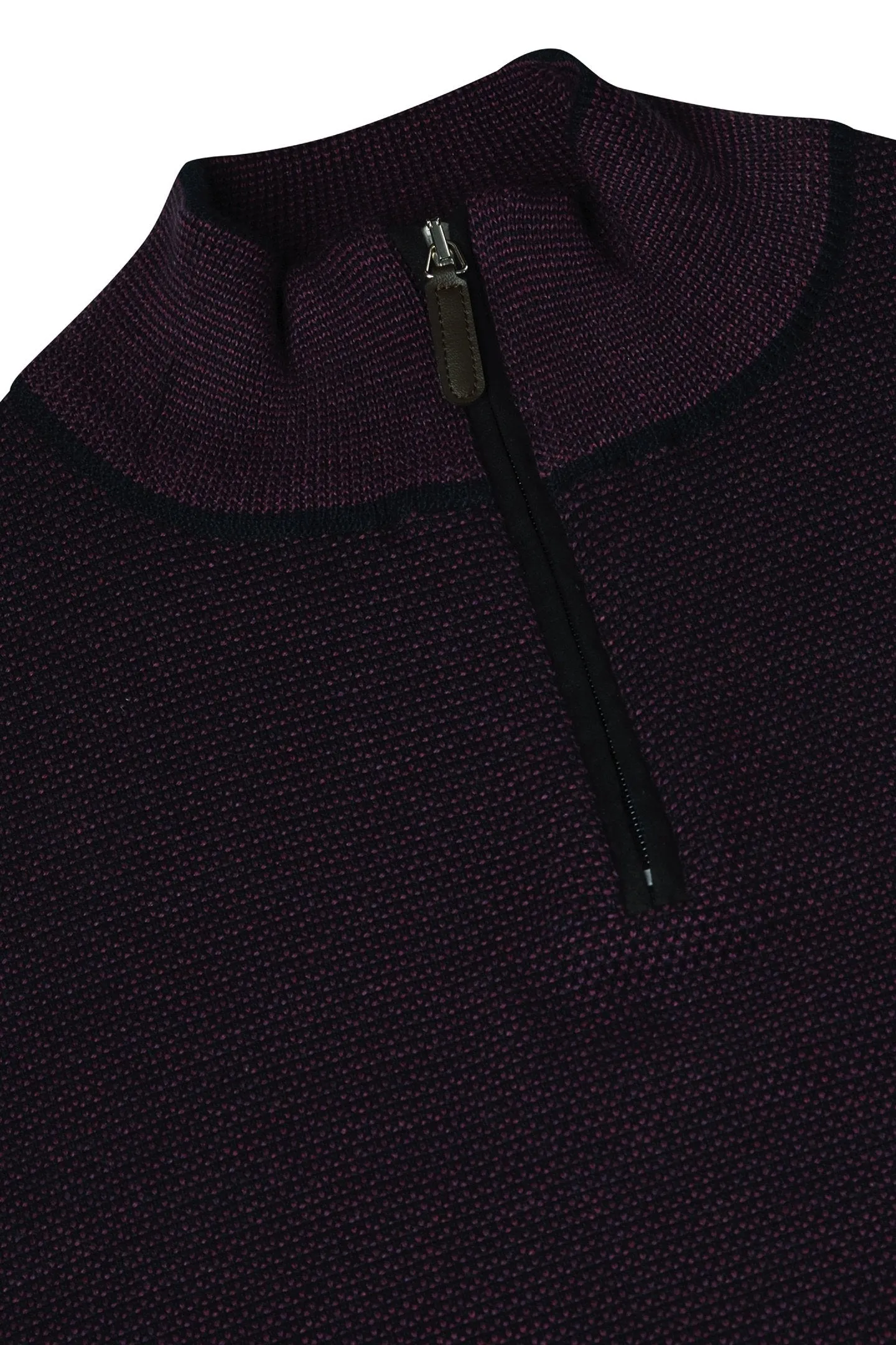 QUINN PLUM HALF ZIP