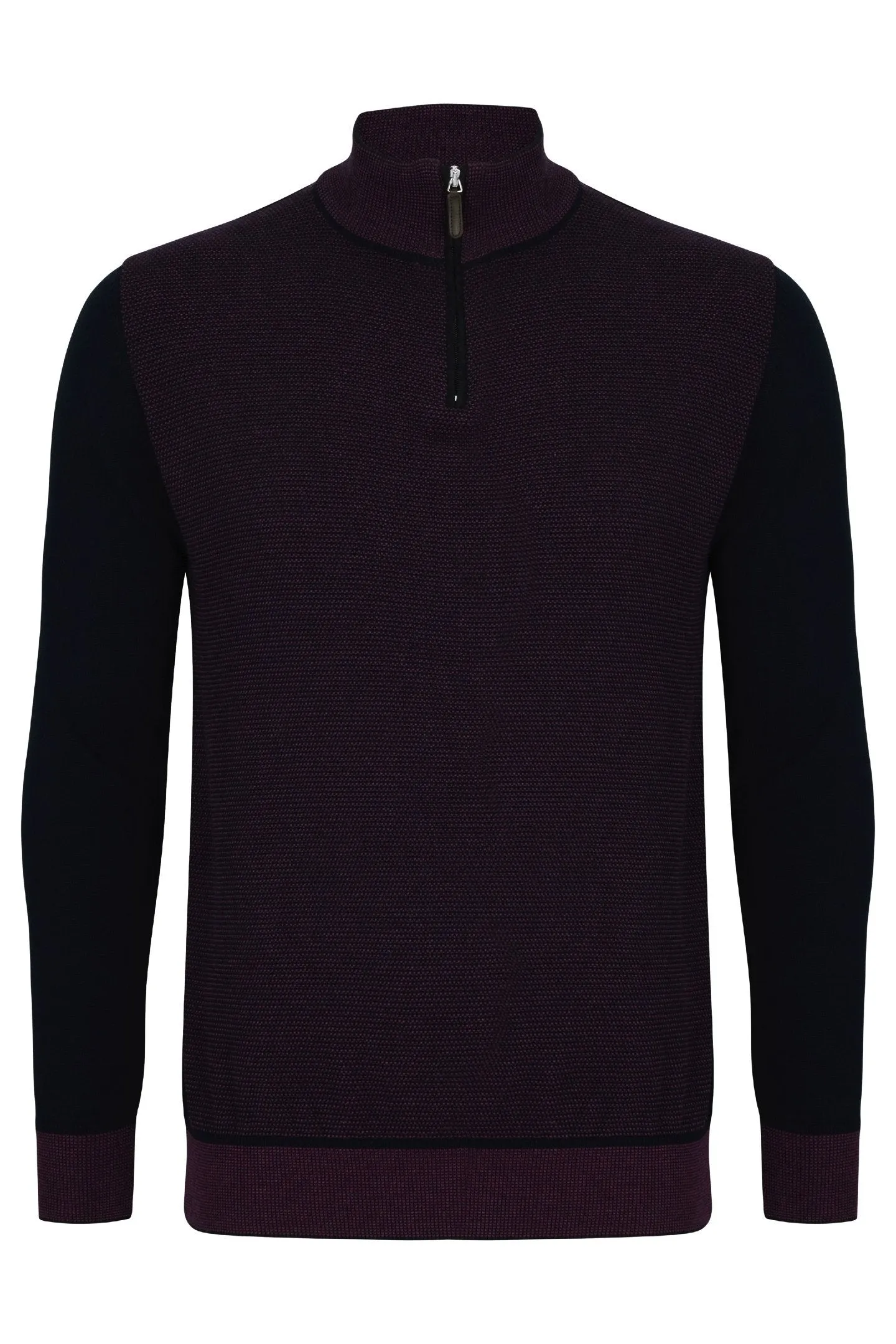 QUINN PLUM HALF ZIP