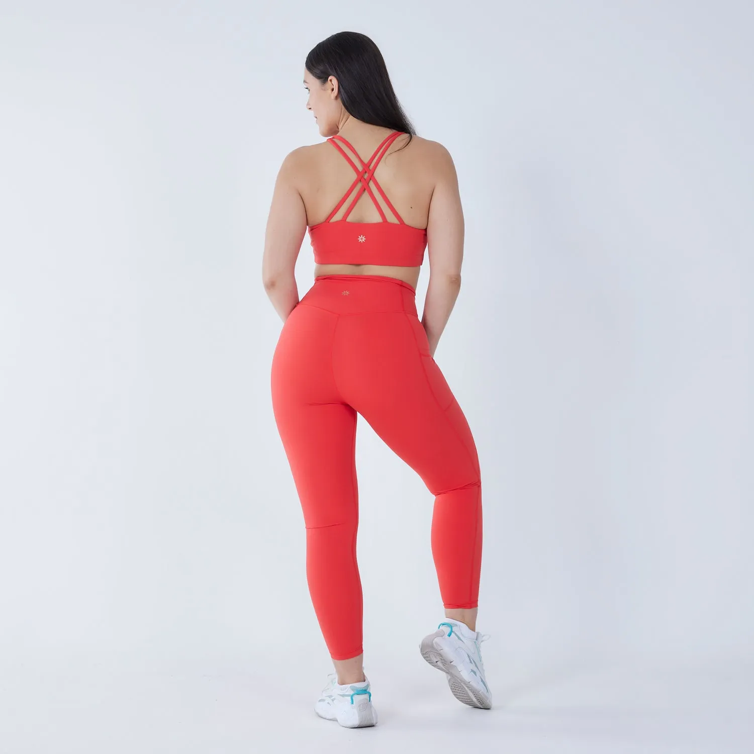 Serenity Pocket Legging in Candy Apple Red - 24"