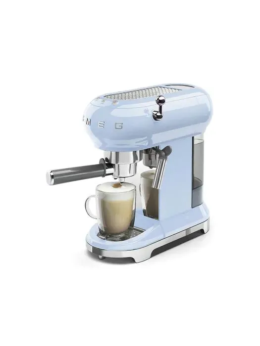 Smeg Coffee Machine Pastel Blue | ECF01PBUK