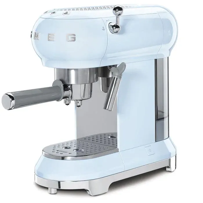 Smeg Coffee Machine Pastel Blue | ECF01PBUK