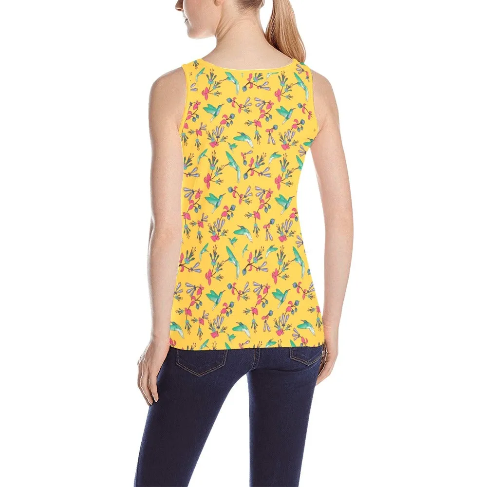 Swift Pastel Yellow Tank Top for Women