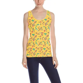 Swift Pastel Yellow Tank Top for Women