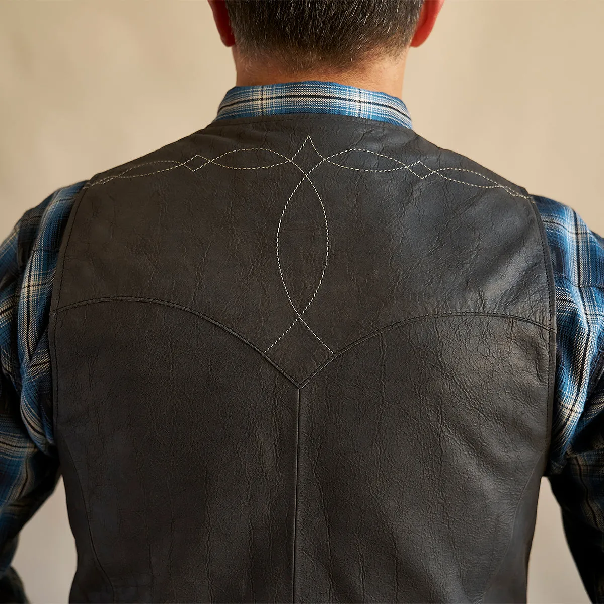 The Bison Austin Vest No.450 | Charcoal