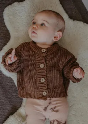 The Chunky Cardigan - Mocha