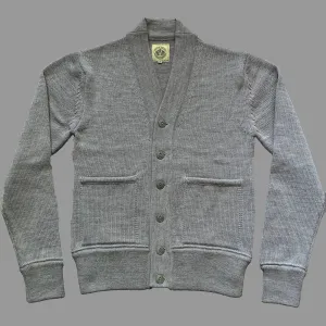 THE ENGINEER CARDIGAN - MID GREY