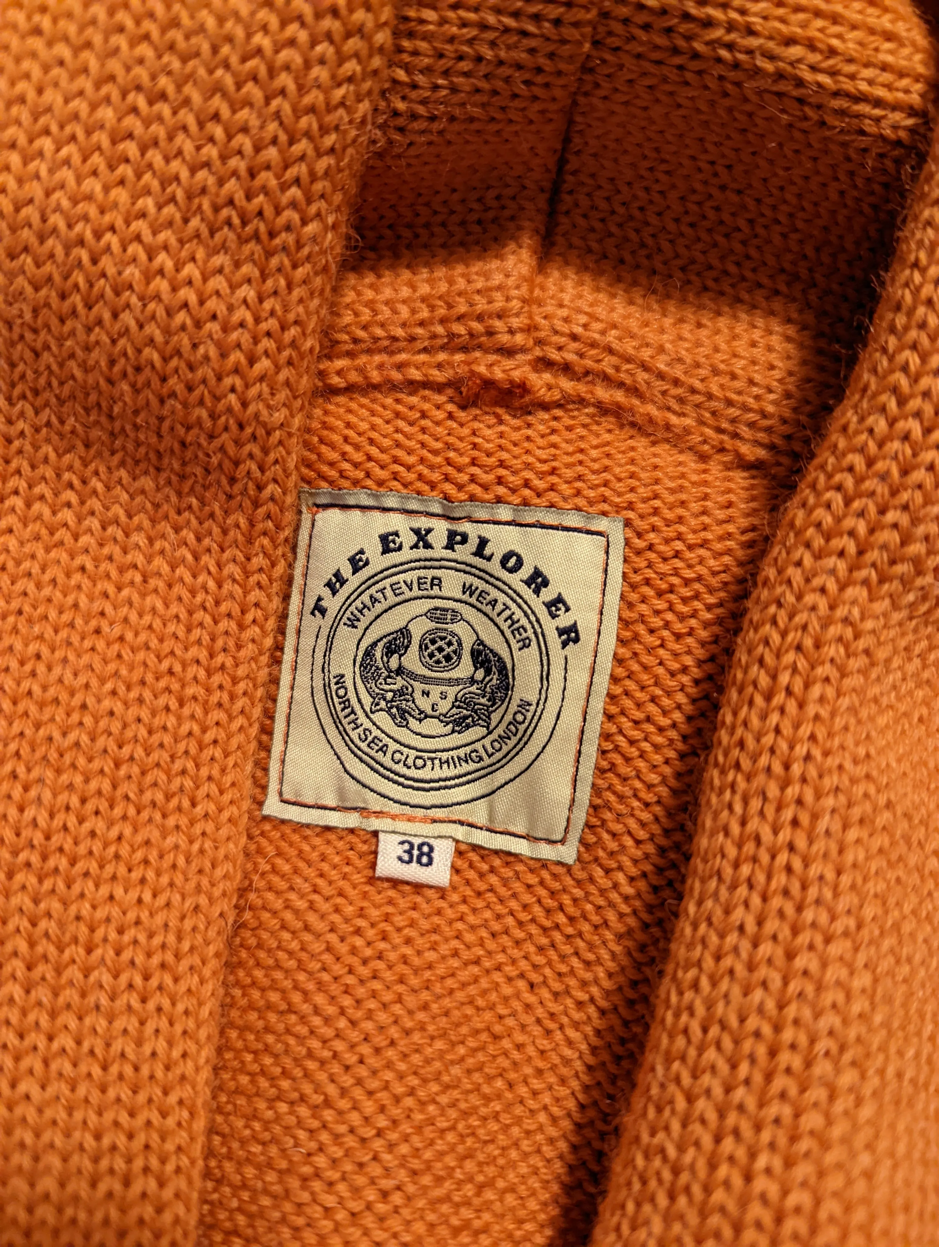 THE EXPLORER CARDIGAN - ORANGE