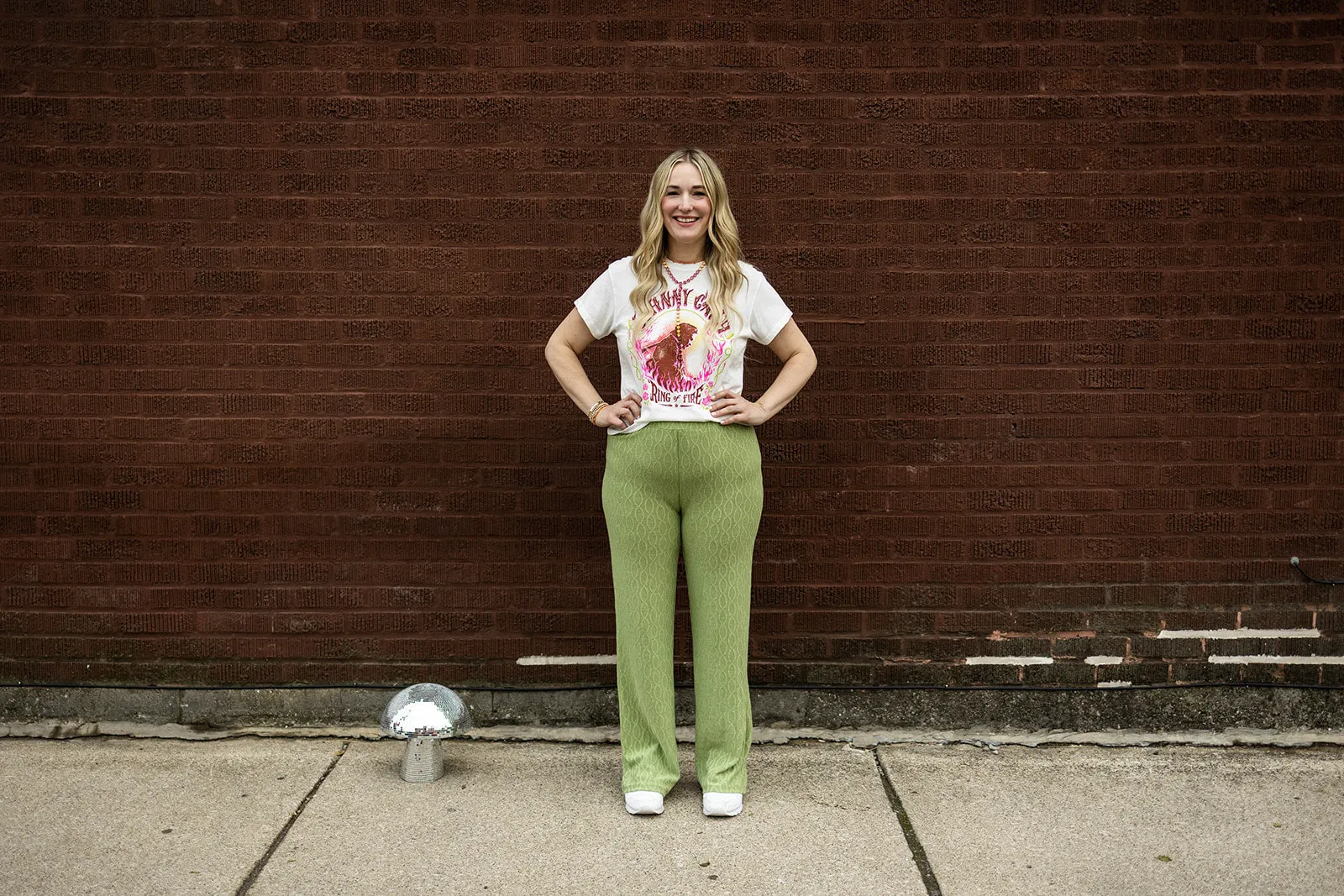 trisha pants in green