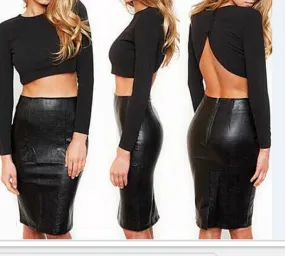 TWO PIECE SHOW BODY HOT DRESS