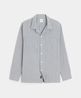 Two-Pocket Overshirt in Grey