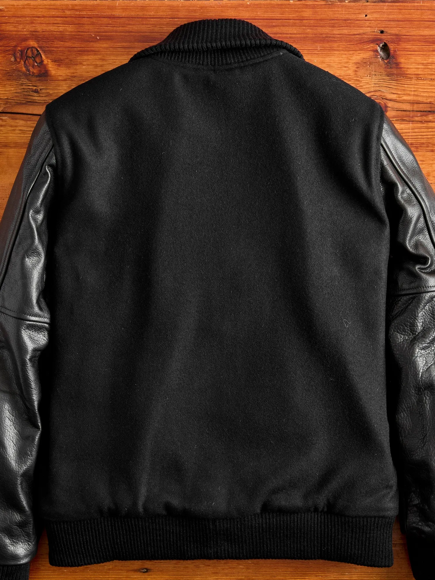 Varsity Jacket in Black