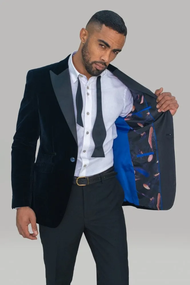 Velvet Navy Blazer