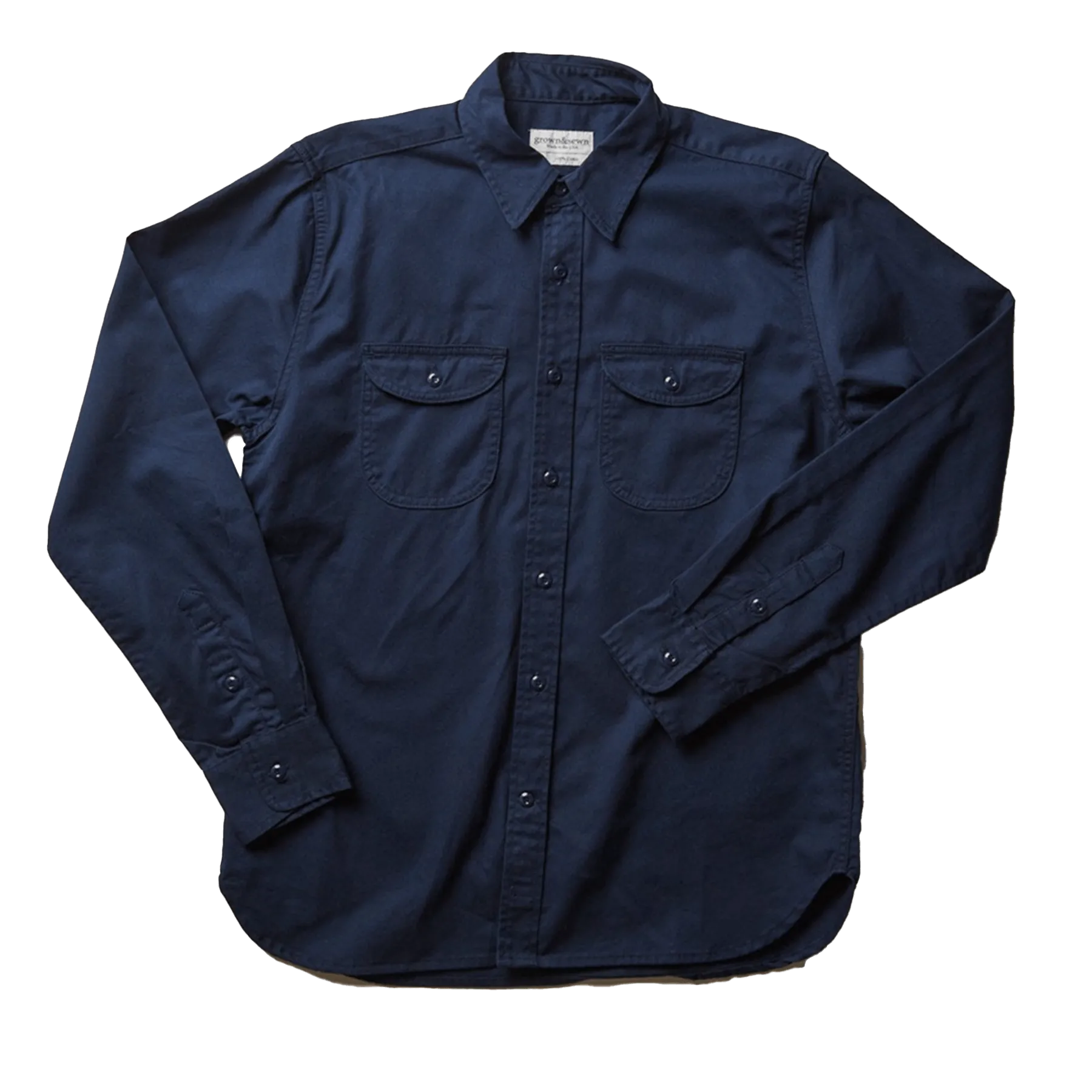 Walsh Work Shirt - 6 oz. Vintage Twill - Navy