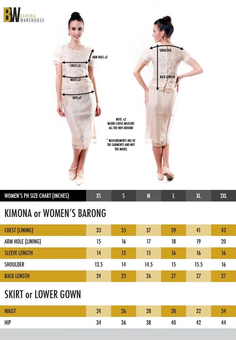 WS03 - Baro't Saya Carla Midi - Filipiniana