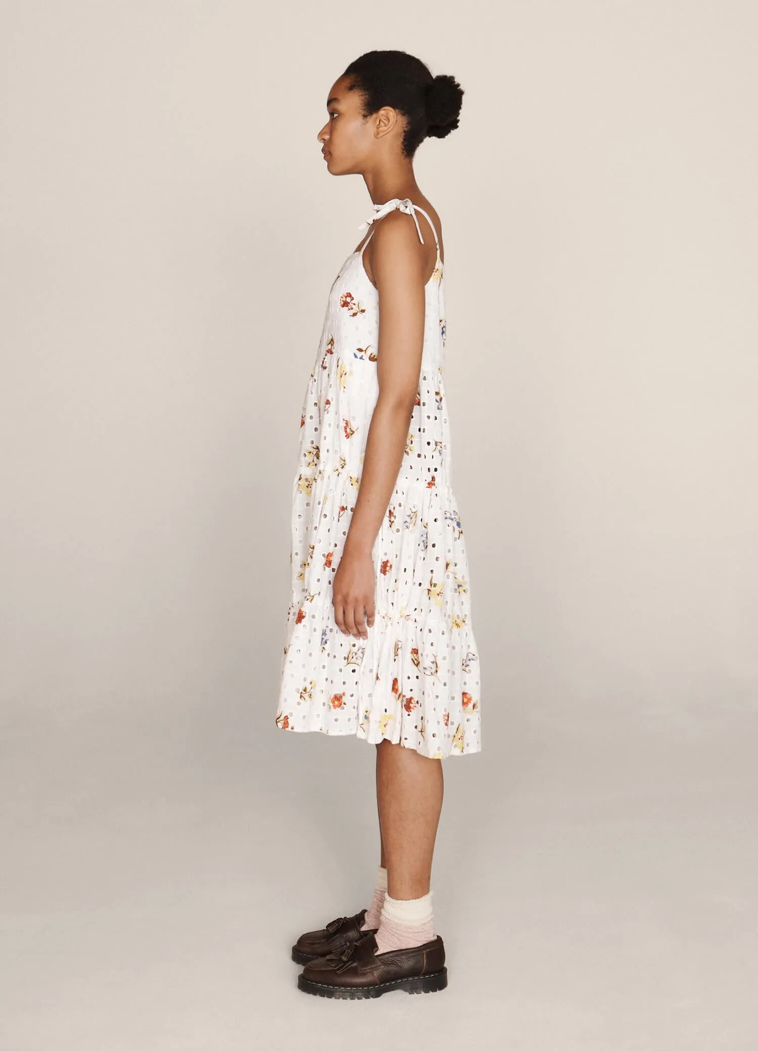 YMC Pamela Dress Yellow Floral Print