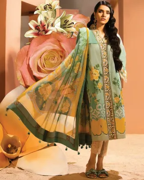 Zaha by Khadijah Shah – 3pc Lawn Collection – Reina (ZL-14B)